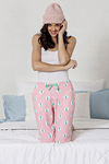 Zivame Sea Life Knit Cotton Pyjama - Pink — thumbnail 4