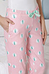 Zivame Sea Life Knit Cotton Pyjama - Pink — thumbnail 5