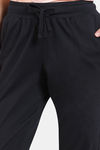 Zivame Friends Knit Cotton Loungewear Set - Caviar — thumbnail 7