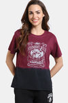 Zivame Disney Knit Cotton Loungewear Top - Anthracite — thumbnail 2