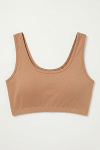 Zivame Knit Poly Knee Length Nightdress With In Built Slip On Bra - Roebuck — thumbnail 6
