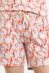 Zivame Shells Puzzle Knit Poly Short Set - Dew — thumbnail 6