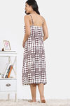 Zivame 2 Mile Fashion Knit Cotton Mid Length Loungedress - Egret — thumbnail 4