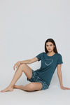 Zivame Knit Cotton Short Set - Dragonfly — thumbnail 4