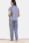 Zivame Print Fusion Knit Poly Pyjama Set - Marlin — thumbnail 4