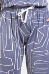 Zivame Print Fusion Knit Poly Pyjama Set - Marlin — thumbnail 6