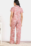 Zivame 2 Mile Fashion Woven Pyjama Set - Peony — thumbnail 5