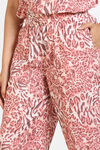 Zivame 2 Mile Fashion Woven Pyjama Set - Peony — thumbnail 7