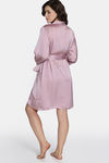 Zivame Bridal Woven Robes - Elderberry — thumbnail 3