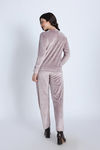 Zivame Velour Loungewear Set - Fawn — thumbnail 3