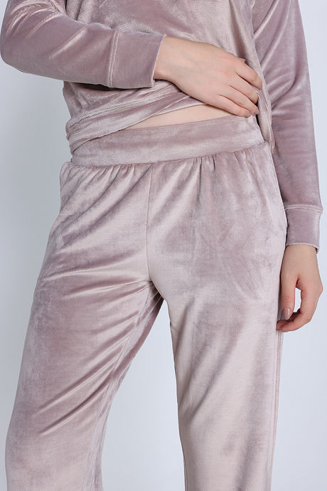 Zivame Velour Lifewear Set - Fawn — image 6