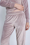 Zivame Velour Loungewear Set - Fawn — thumbnail 6