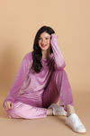 Zivame Velour Loungewear Set - Polignac — thumbnail 4
