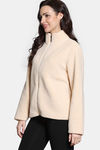 Zivame Winter Plum Sherpa Sweatshirt - Ecru — thumbnail 3
