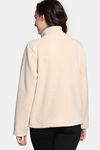 Zivame Winter Plum Sherpa Sweatshirt - Ecru — thumbnail 4