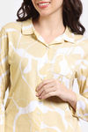 Zivame 2 Mile Fashion Knit Cotton Loungewear Set - Soybean — thumbnail 5