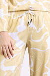 Zivame 2 Mile Fashion Knit Cotton Loungewear Set - Soybean — thumbnail 6