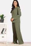 Zivame 2 Mile Fashion Knit Cotton Loungewear Set - Cypress — thumbnail 4