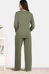 Zivame 2 Mile Fashion Knit Cotton Loungewear Set - Cypress — thumbnail 5