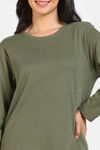Zivame 2 Mile Fashion Knit Cotton Loungewear Set - Cypress — thumbnail 6