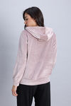 Zivame Knit Poly Velour Jacket - Fawn — thumbnail 3
