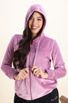 Zivame Knit Poly Velour Jacket - Polignac — thumbnail 6