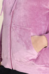 Zivame Knit Poly Velour Jacket - Polignac — thumbnail 7