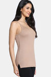 Zivame Knit Poly Thermal Spaghetti Top - Roebuck — thumbnail 2