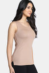 Zivame Knit Poly Thermal Spaghetti Top - Roebuck — thumbnail 2
