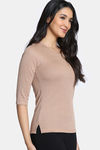 Zivame Knit Poly Thermal Top - Roebuck — thumbnail 2