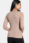 Zivame Knit Poly Thermal Top - Roebuck — thumbnail 3