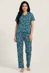 Zivame Knit Cotton Pyjama Set - Dragonfly — thumbnail 2