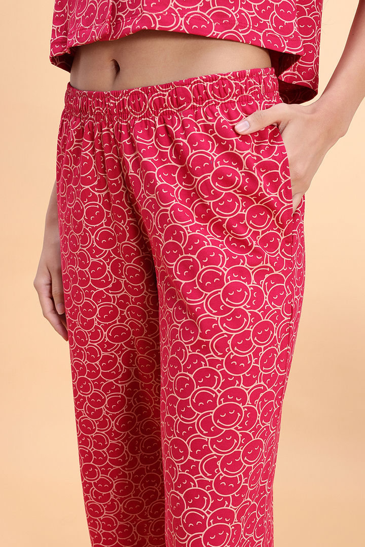 Zivame Smiley World Knit Cotton Lifewear Set - Jazzy — image 7