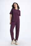Zivame Garfield Knit Cotton Loungewear Set - Fig — thumbnail 2