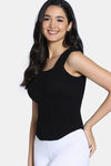 Zivame Thermal Bra Top With Inbuilt Cups - Black — thumbnail 2