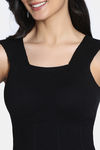 Zivame Thermal Bra Top With Inbuilt Cups - Black — thumbnail 5