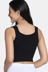 Zivame Thermal Bra Top With Inbuilt Cups - Black — thumbnail 3