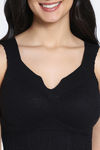 Zivame Thermal Bra Top With Inbuilt Cups - Black — thumbnail 5