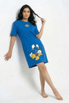Zivame Donald Duck Knit Cotton Loungwear Dress - Daphne — thumbnail 3