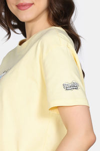 Zivame 2 Mile Fashion Knit Cotton Pyjama Set - Popcorn — thumbnail 8