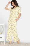 Zivame 2 Mile Fashion Knit Cotton Pyjama Set - Popcorn — thumbnail 3