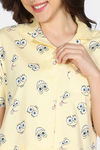 Zivame 2 Mile Fashion Knit Cotton Pyjama Set - Popcorn — thumbnail 5