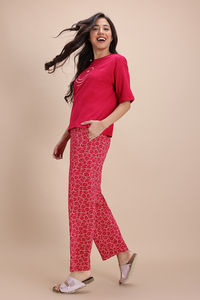 Zivame 2 Mile Fashion Knit Cotton Loungewear Set - Jazzy — thumbnail 4