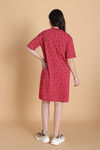 Zivame Smiley World 2 Mile Fashion Knit Cotton Loungewear Dress - Jazzy — thumbnail 3