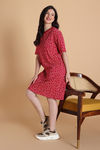 Zivame Smiley World 2 Mile Fashion Knit Cotton Loungewear Dress - Jazzy — thumbnail 4