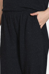 Zivame 2 Mile Fashion Knit Cotton Loungewear Set - Caviar — thumbnail 8