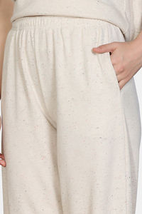 Zivame 2 Mile Fashion Knit Cotton Loungewear Set - Marshmallow — thumbnail 8