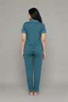 Zivame Knit Cotton Tencel Pyjama Set - Dragonfly — thumbnail 2