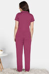 Zivame Knit Cotton Tencel Pyjama Set - Innuendo — thumbnail 3