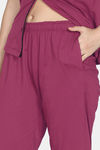 Zivame Knit Cotton Tencel Pyjama Set - Innuendo — thumbnail 6